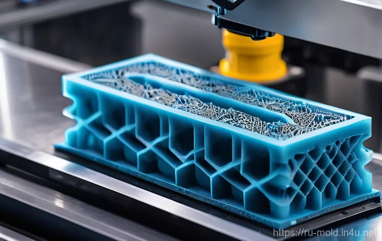 금형설계기능사와 금속 3D 프린팅 기술 적용 - A highly detailed, professional photo of an experienced, silver-haired engineer, wearing a smart lab...