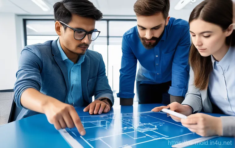 금형설계기능사 실기 시험 대비 전략 - **Prompt: Material Science in Manufacturing**
    A realistic, candid shot of an engineer, male or f...