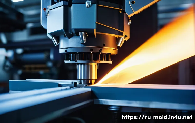 금형설계기능사와 플라스틱 사출 성형의 이해 - **The Heartbeat of Plastic Production: Dynamic Injection Molding.**
A close-up, high-angle shot ...